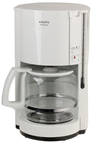 Krups 452-7B ProAroma 12 Plus Coffeemaker, White, DISCONTINUED