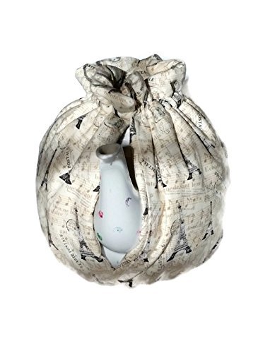 Teapot Cozy, tea warmer with the Eiffel Tower on Cream for a 5-8 cup teapot #322 N5