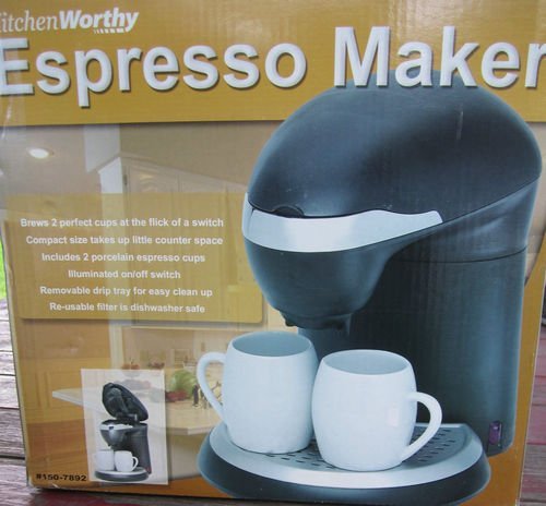 Kitchen Worthy (2 Cup) Espresso Coffee Maker