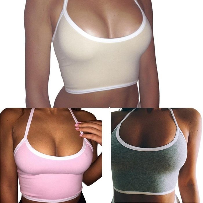 Underwear, PHOTNO Women Boho Tank Bustier Bra Vest Crop Top Bralette Blouse Cami N9