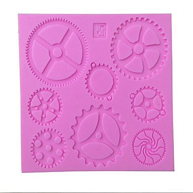 Y&XL&H Large Gears Type Candy Fondant Cake Molds For The Kitchen Baking Molds N2