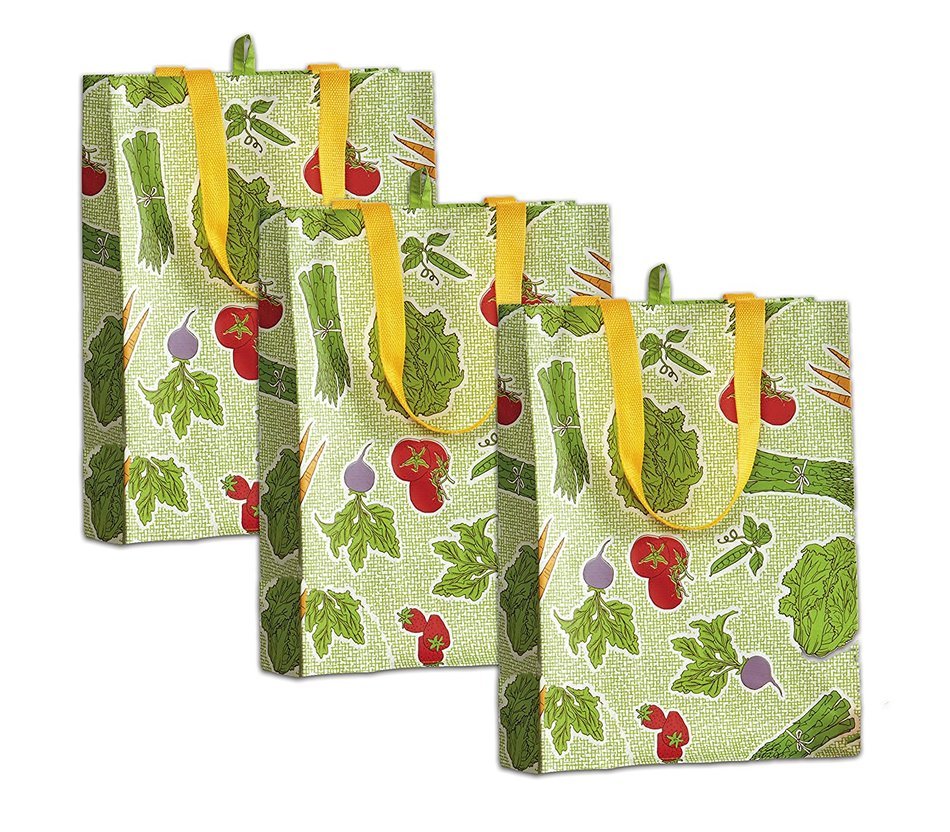 DII Reusable Shopping Bag, For Farmers Markets, Grocery Shopping, Crafts, Travel, Sewing & Everyday Use, Set of... N6