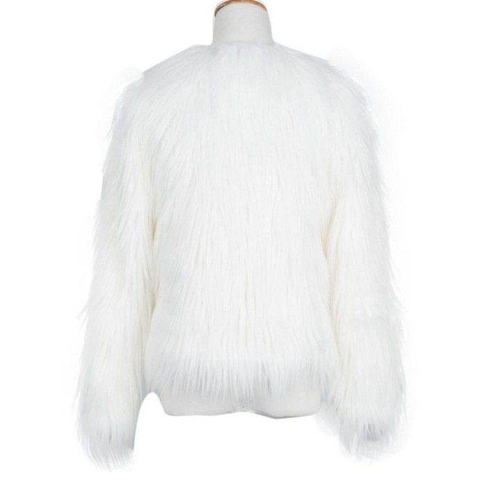 Outerwear,Morecome Womens Warm Faux Fur Fox Coat Jacket Parka Coat N21