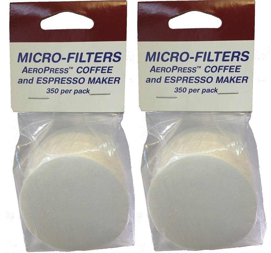 Aeropress Micro-filters 2 Pack 700ct with Liquid Planet Tea Sample