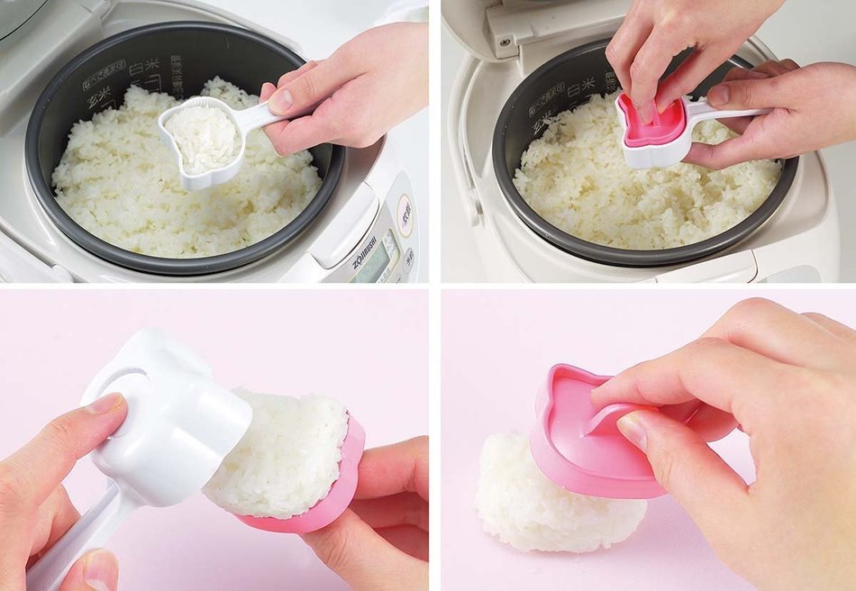 Hello Kitty Rice Ball Molds