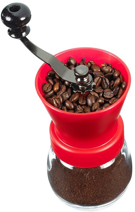 GROSCHE Bremen Adjustable Ceramic Conical Burr Manual Coffee Grinder (Black) N3