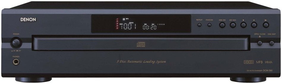 Denon DCM-390 5 Disc CD Carousel w/ Built in HDCD Decoding (Discontinued by Manufacturer)
