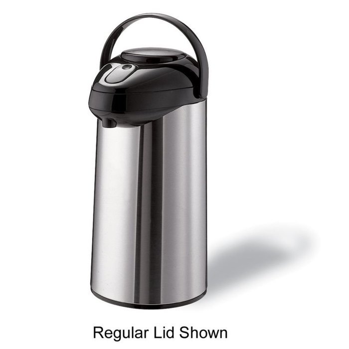 Service Ideas SSA300SG Steelvac Carafe with Sight Glass, Stainless Steel, 3 L