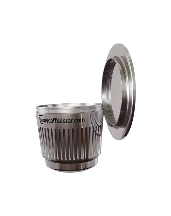 Mycoffeestar Refillable Stainless Steel Nespresso Capsule for OriginalLine Machines