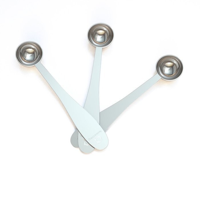 Tea Scoop (Set of 3) - Premium Stainless Steel Measuring Spoons for Loose Leaf Tea, Coffee and More (1.5 tsp) N7