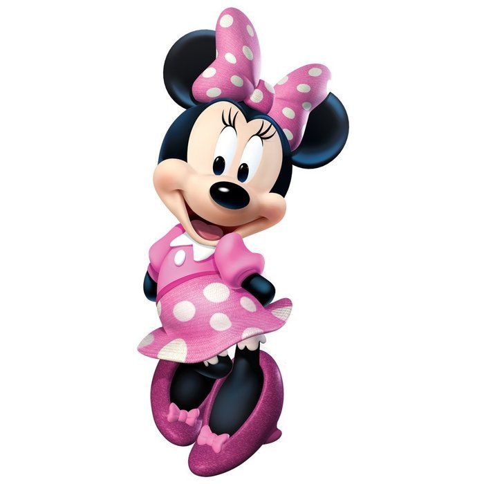 Minnie Mouse Edible Cake Topper Frosting 1/4 Sheet Birthday Party
