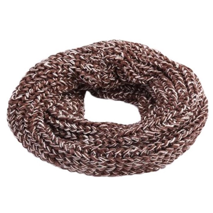 Morecome Autumn Winter Boys Girls Scarf O Ring Neck Keep Warm Scarves (Pink) N9