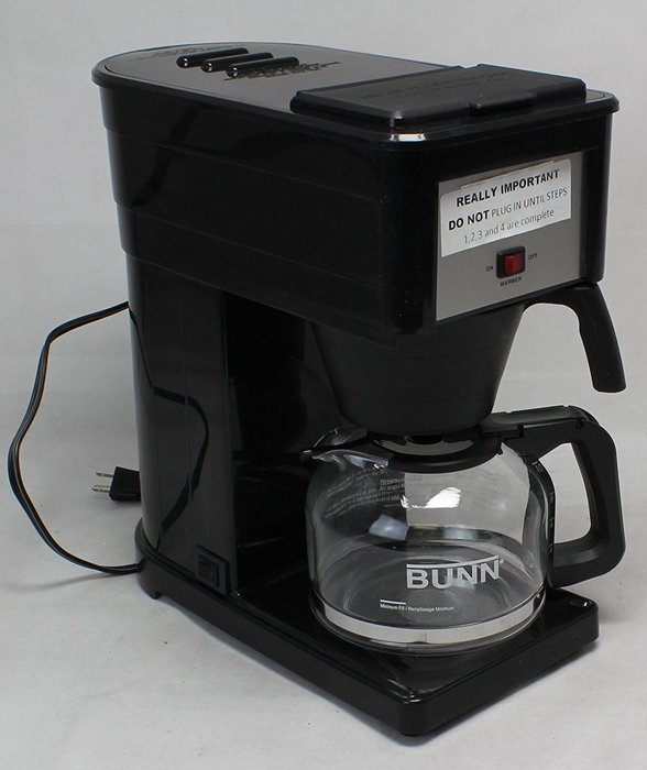 Bunn�� GRX-B Original 10-Cup Home Coffee Brewer, Black N3