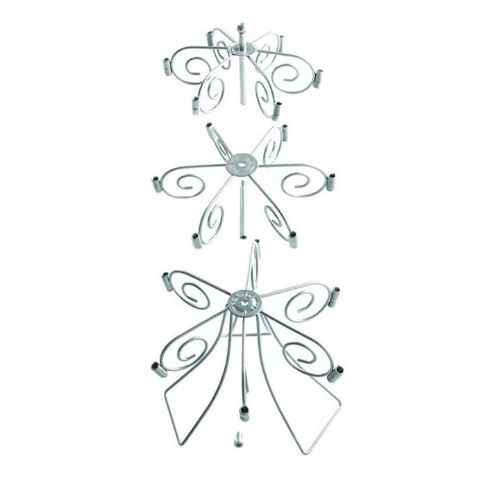 TANGCHU Cake Pop Holder Lollipop Stand Display Stand 3-Tier Holding 18 Cake Pops Grey N2