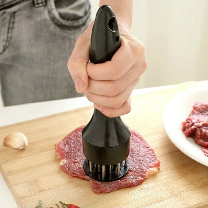 Peyan Kitchen Tools Professional Meat Tenderizer Needle With 21 Stainless Steel Spikes Kitchen Utensils N7