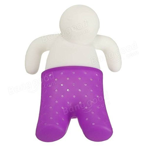 Saver Lazy Man Shape Infuser Teapot Cute Tea Strainer Silicone Coffee Tea Strainer N3