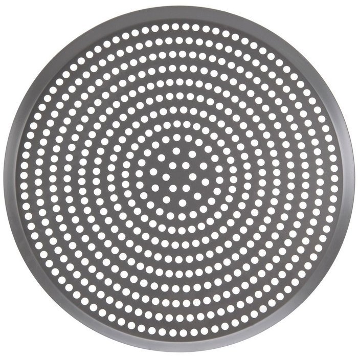 American Metalcraft CAR21HCSP 21" Super Perforated Hard Coat Anodized Aluminum CAR Pizza Pan N2