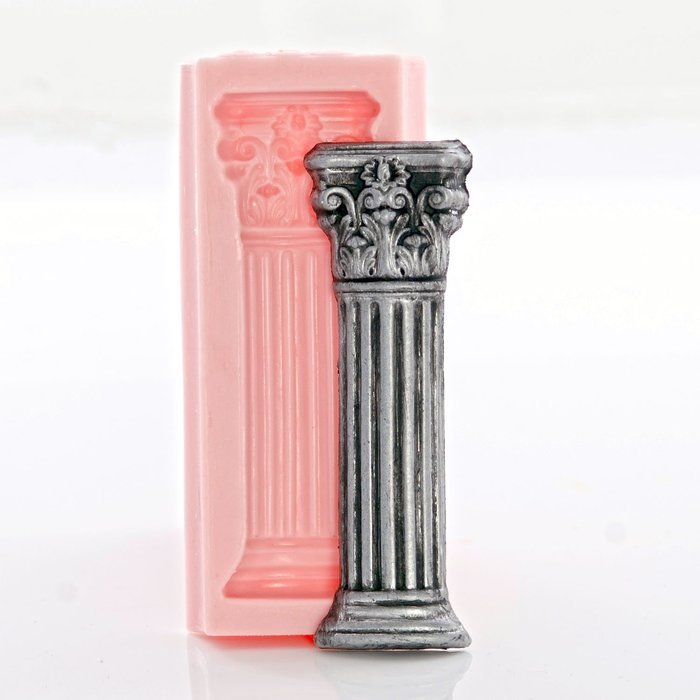 Roman Column Silicone Mold Food Safe Chocolate, Fondant, Candy, Craft or Jewelry Mold Resin, Clay, Flexible and... N3