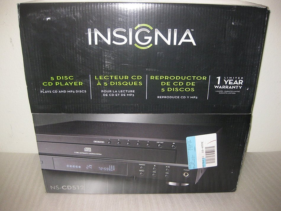 Insignia - 5-Disc CD Changer