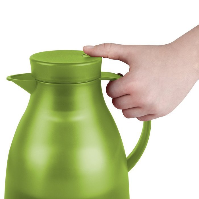 Emsa Thermos Jug "Easy Clean" 33.81 lb oz, Transparent/Green N6