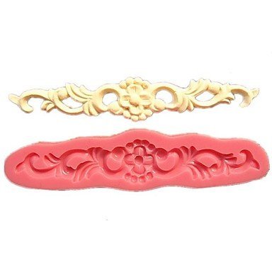 Y&XL&H Mini Flower Relief Cake Border Fondant Cake Molds Chocolate Mould Baking Cake Decoration Tool