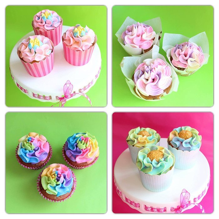 New Ball Russian Stainless Steel Tips Tulip Sphere Whip Cream Buttercream Icing Piping Nozzles DIY Baking Tools... N13