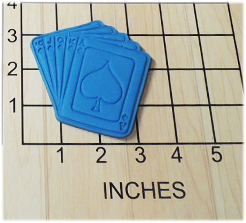 Poker night Cards Shaped Fondant Cookie Cutter and Stamp #1152