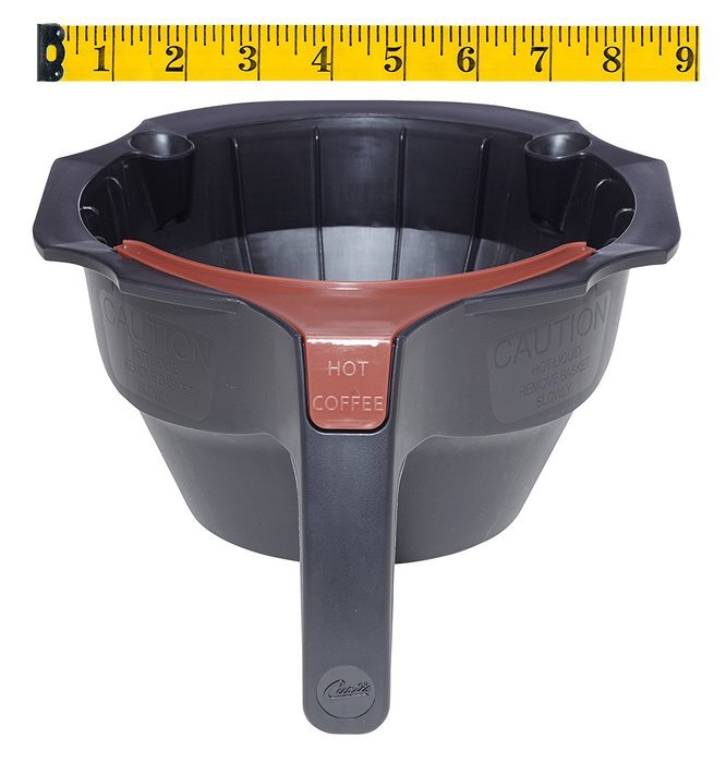 Wilbur Curtis Brew Cone Assembly with Steam Guard, Stylized Gemini &ldquo;Hot Coffee&rdquo; - Commercial-Grade Brew Basket... N3