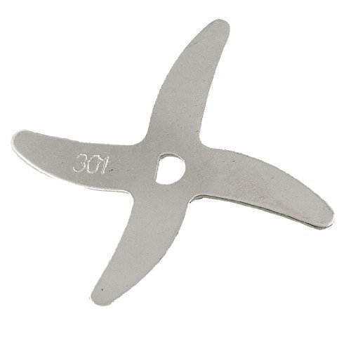 Water & Wood X-Shape Silver Tone Metal Soymilk Grinding Blade