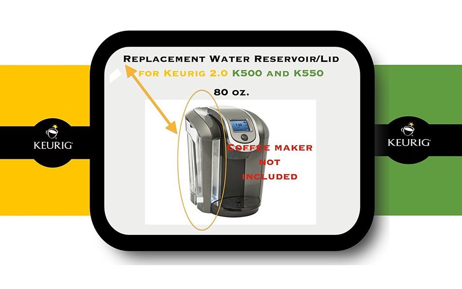 Replacement Water Reservoir for Keurig 2.0 K500 and K550 - 80-oz. N2