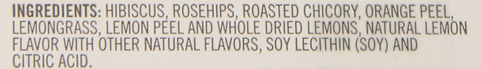 Celestial Seasonings Lemon Zinger Herbal Tea, K-Cup Portion Pack for Keurig K-Cup Brewers, 24-Count N30