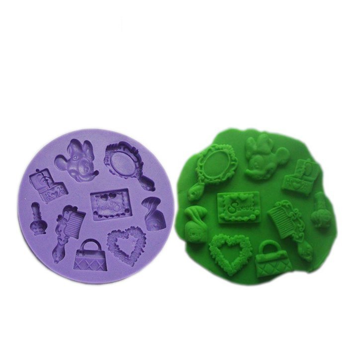 Anyana Furniture fondant cake decorating tools Cosmetic silicone cake mold baking tools for cakes kitchen cake... N2