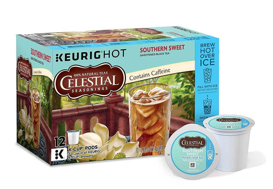 Celestial Seasonings Lemon Zinger Herbal Tea, K-Cup Portion Pack for Keurig K-Cup Brewers, 24-Count N36