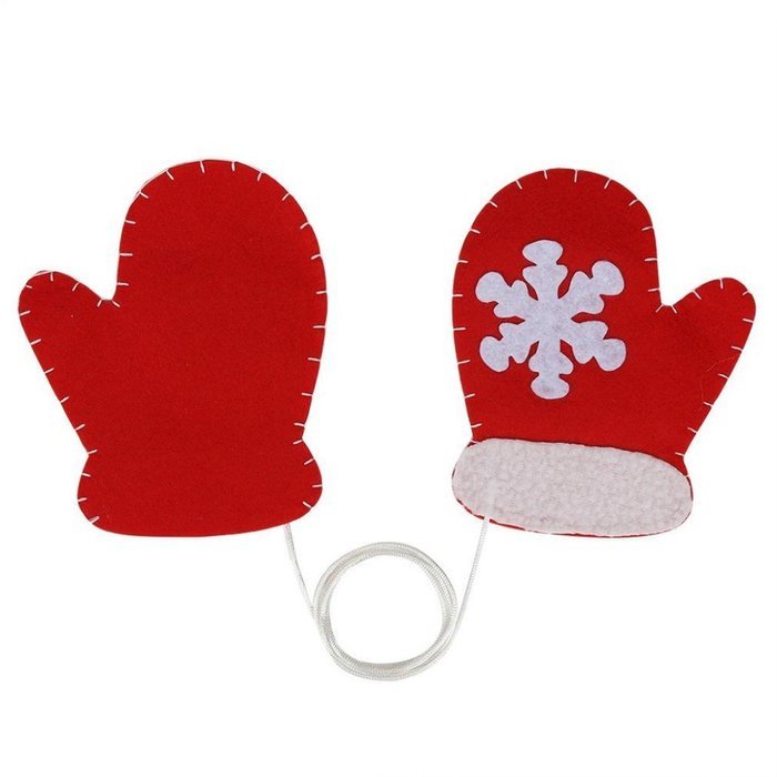 A pair of Christmas Tree Gloves,Morecome Ornament Hanging Pendant Embellishment N3