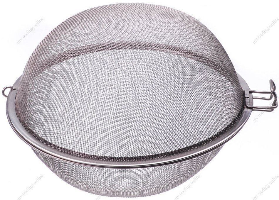 New Star International SD-2319 Stainless Steel Locking Spice Mesh Ball, Tea Strainer, Tea Infuser, Giant Size,... N3