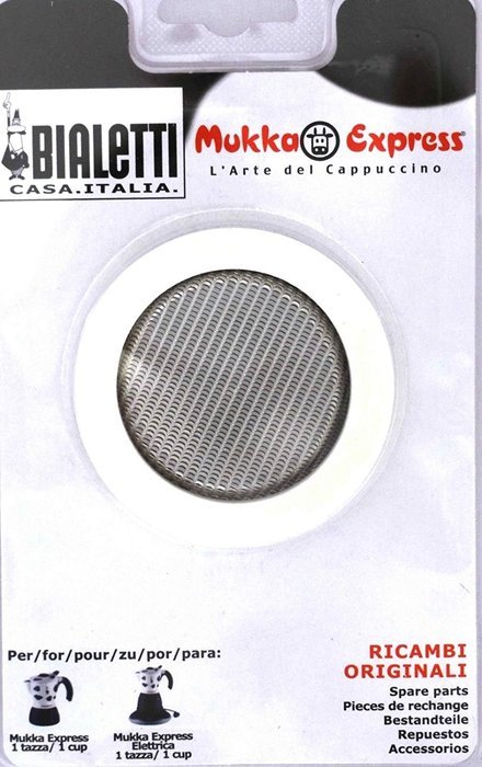 Bialetti: Replacement Seal and Filter for 1 Cup Mukka Express - Blister Pack