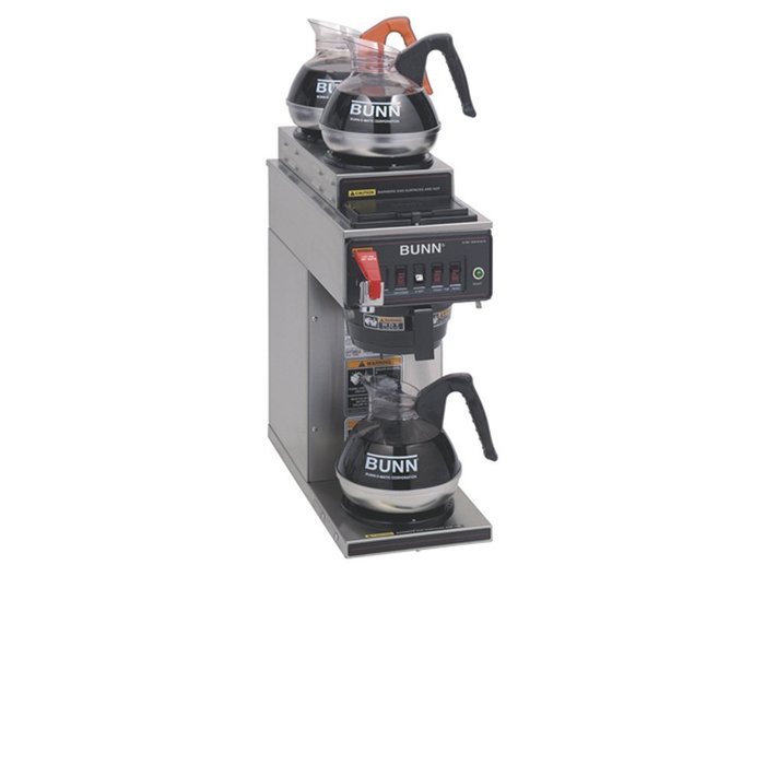 Bunn 12950.0213 CWTF-3 Automatic Commercial Coffee Brewer with 3 Warmers