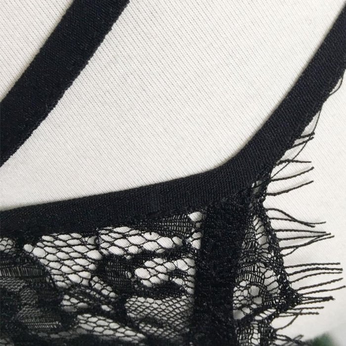 Bra Top ，Beautyvan Comfortable Fashion Women Hollow Translucent Underwear Sheer Lace Strap Lingerie Bra Top Bustier... N2