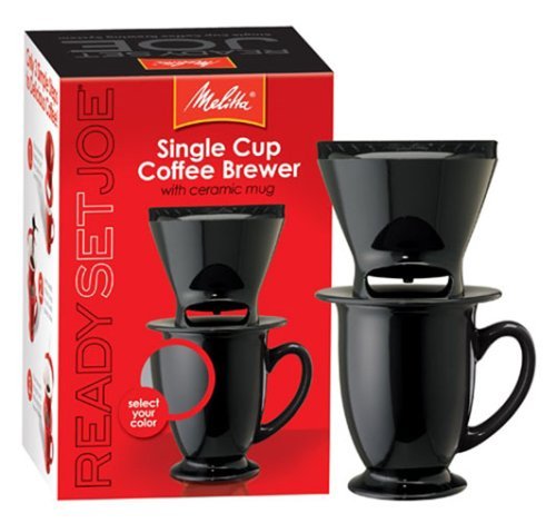 Melitta Ready Set Joe/Mug 64010 Coffee Makers Speciality, Black