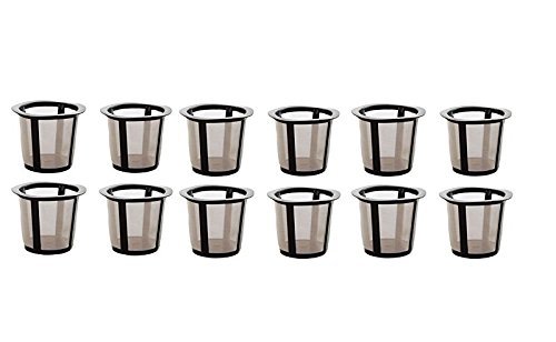 12 Pack Keurig My K-cup Coffee Filter Baskets Reusable Mesh Replacement