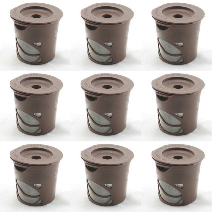 CASSICAT 9 x Solo Coffee Pod Filters Compatible with All 1.0 Keurig K cup coffee system--Reusable Coffee Filter N4