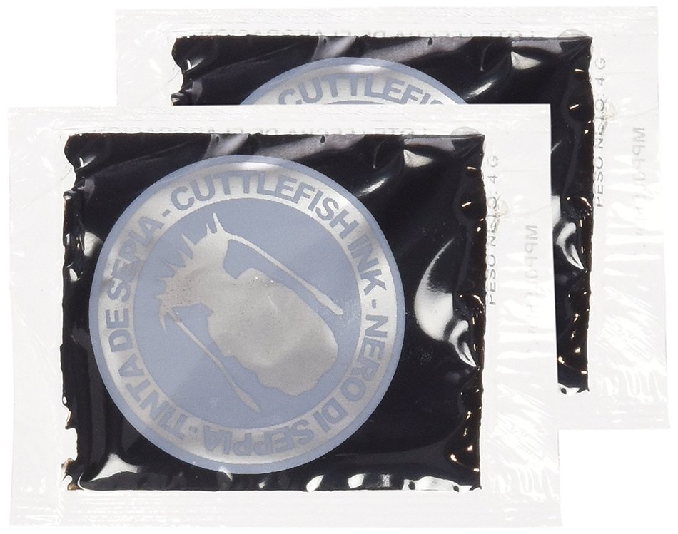 Squid Ink Sachet 4g by Alma Gourmet (Pack of 2) N2
