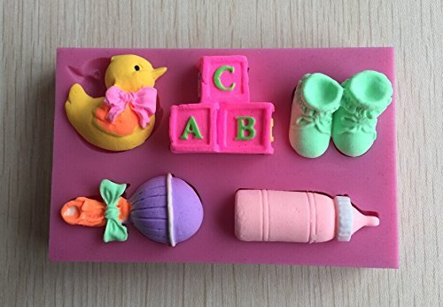 Anyana Baby Care Shoes 3D Mold Cookware Non-Stick Cake Decorating Fondant Mold Mould Kitchen Tool Sugar Paste... N6