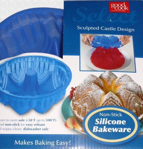 Sculpted Castle Design: Non-stick Silicone Bakeware