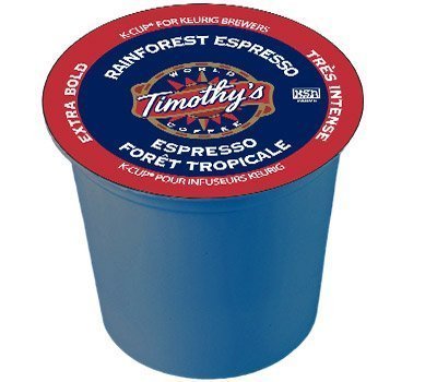 Timothy's World Coffee Rainforest Espresso for Keurig Brewers 24 K-Cups (2 Pack)