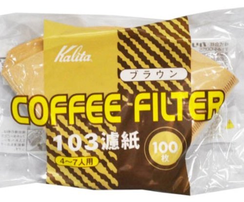 Brown entered 100 pieces of Carita coffee filter 103 filter paper N2