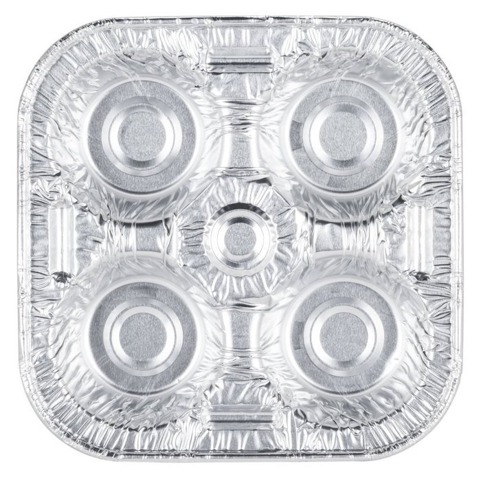 Jumbo Foil Muffin & Cupcake Pan 4 Cavity [5 PACK] N4