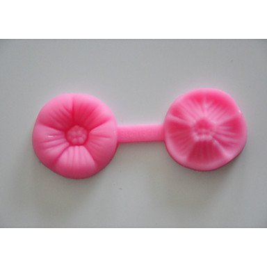 Sher Silicone Cup Cake Mold 5 Petals Flower Embossing Mould N3