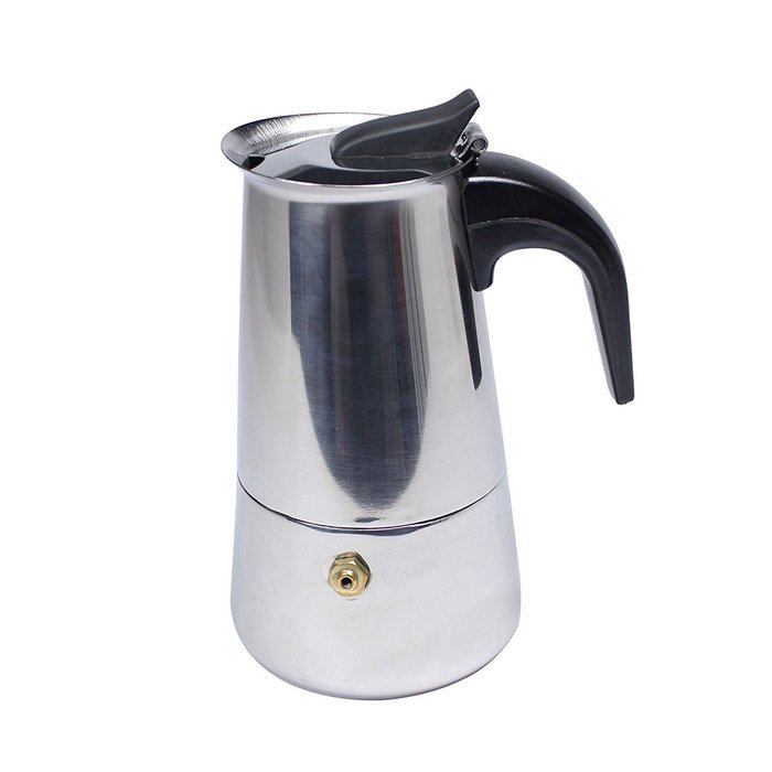 200ml Italian Stainless Stovetop Expresso Latte Coffee Maker Moka Percolator