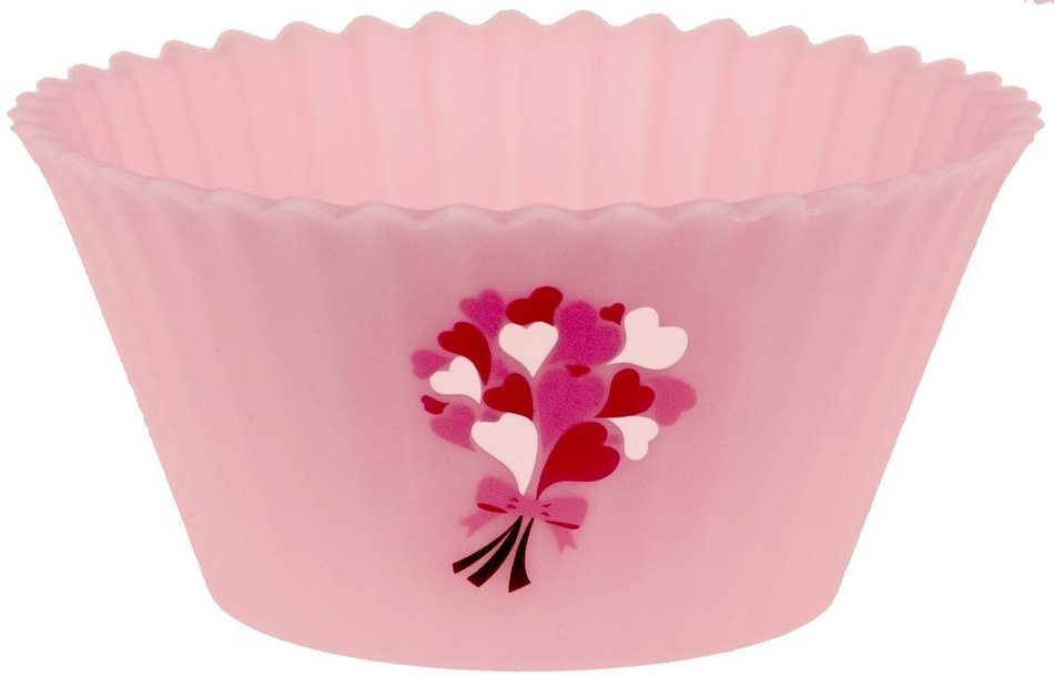 Tovolo Spatulart Cupcake Molds - Hearts N4
